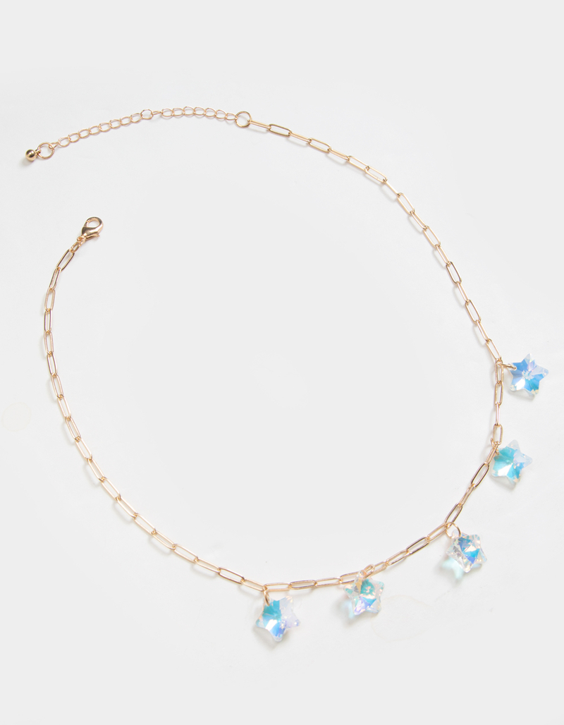 FULL TILT Iridescent Star Charm Necklace image number 0