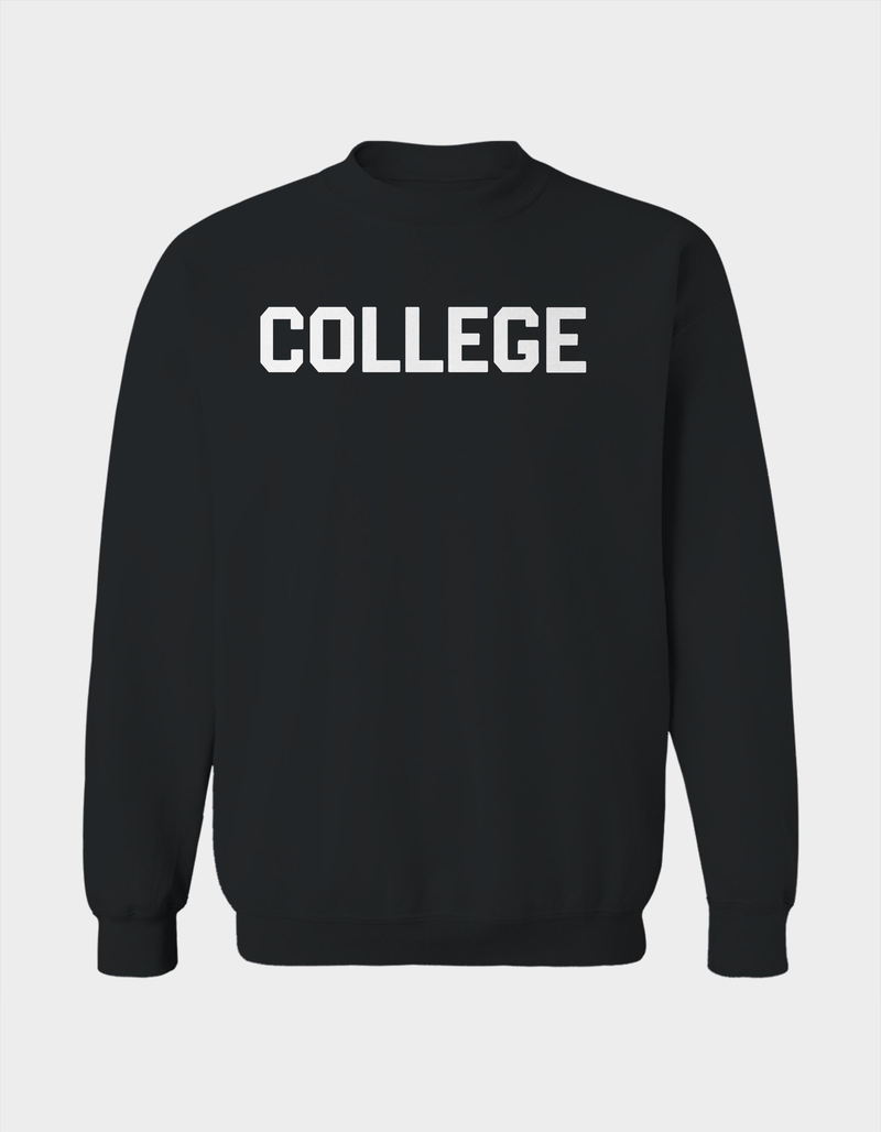 ANIMAL HOUSE College Unisex Crewneck Sweatshirt BLACK Tillys
