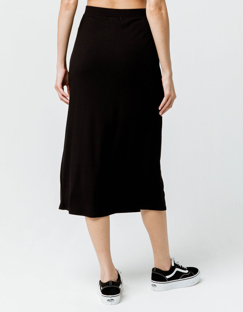 FULL TILT Ribbed Midi Skirt image number 2