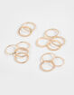FULL TILT 13 Pack Textured Dainty Rings image number 1