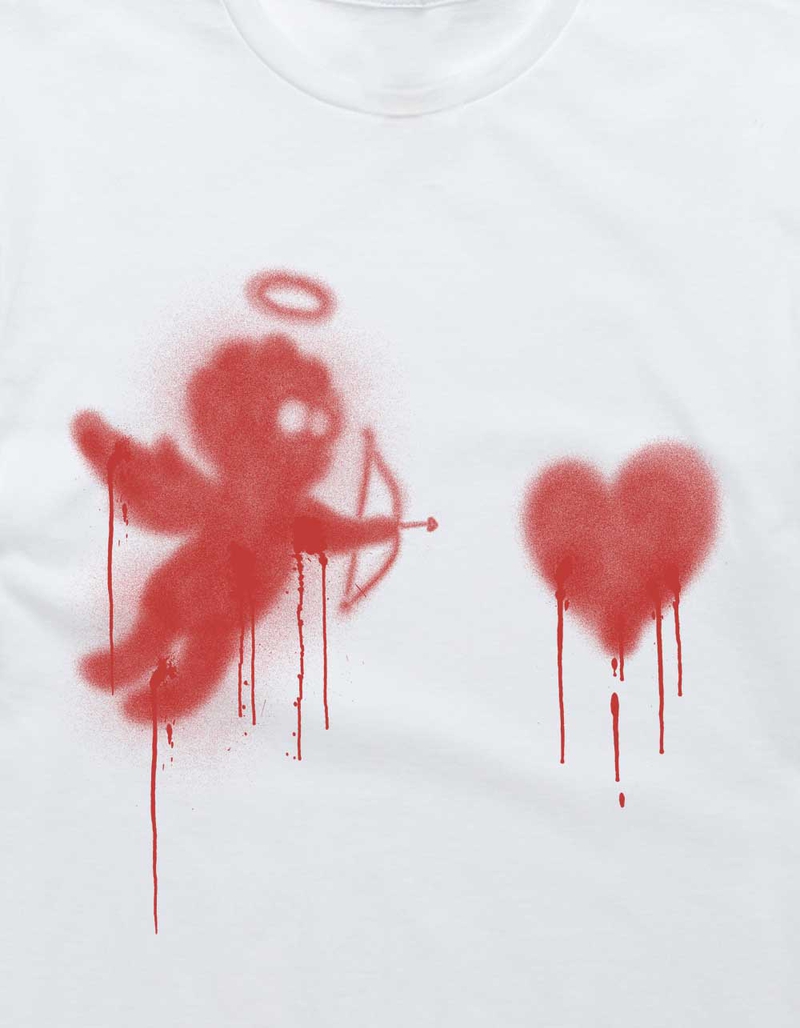 CUPID Paint Splatter Heart Unisex Tee image number 1