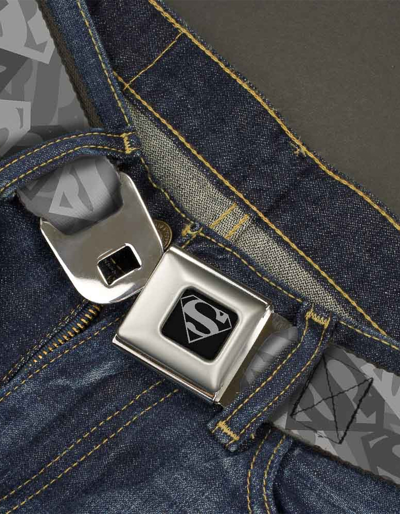 BUCKLE-DOWN x Superman Shield Seatbelt Belt image number 1