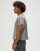 RSQ Mens Washed Shrunken Tee image number 3