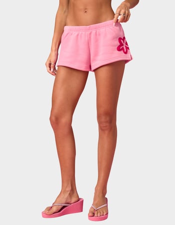 EDIKTED Barbie&trade; Blossom Sweat Shorts Primary Image