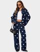 EDIKTED Leyah Polka Dot Low Rise Jeans image number 5