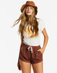BILLABONG Road Trippin Womens Elastic Waist Shorts image number 1