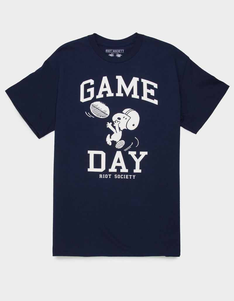 RIOT SOCIETY x Peanuts Game Day Mens Tee image number 1
