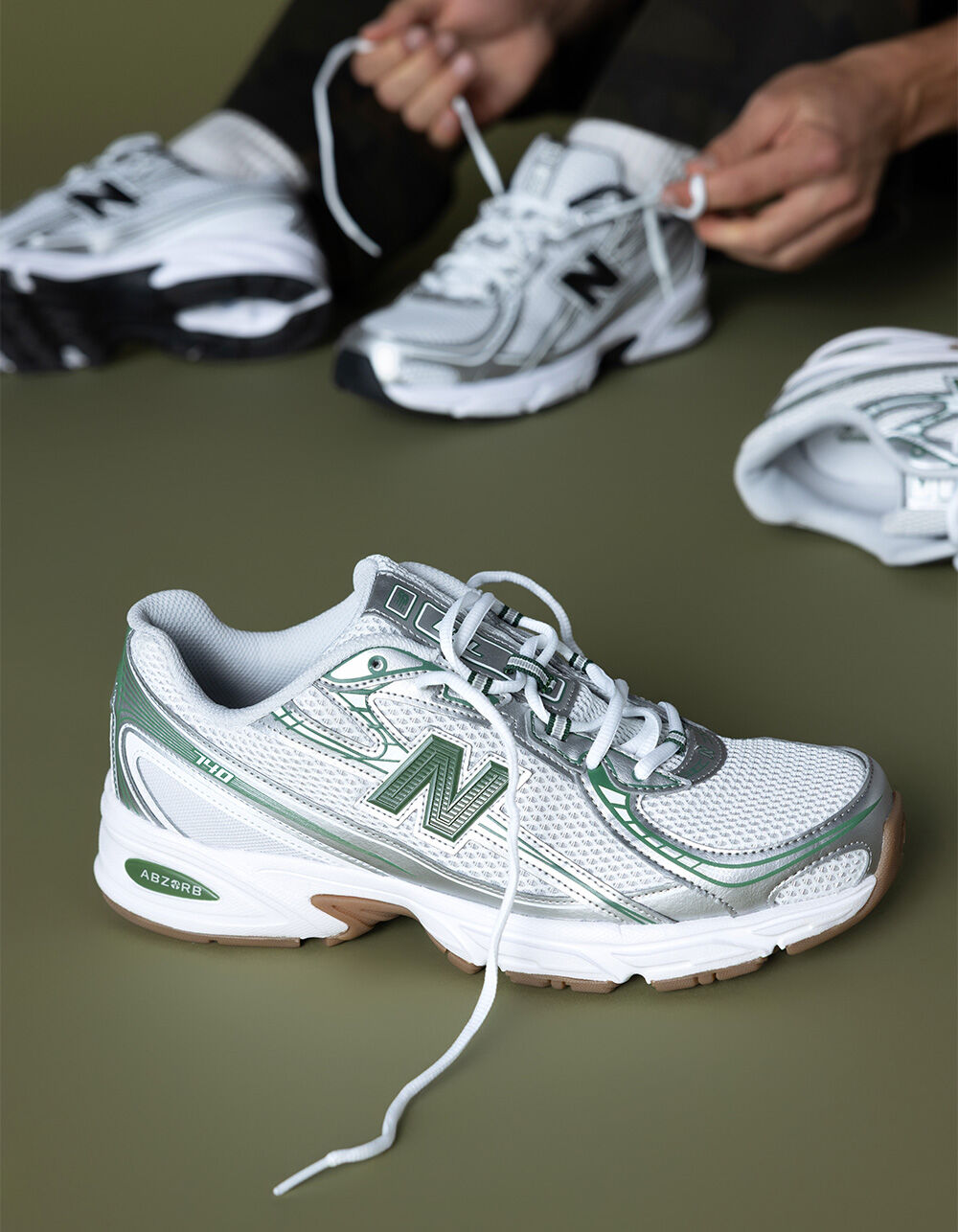 NEW BALANCE 740 Mens Shoes - GREEN COMBO | Tillys