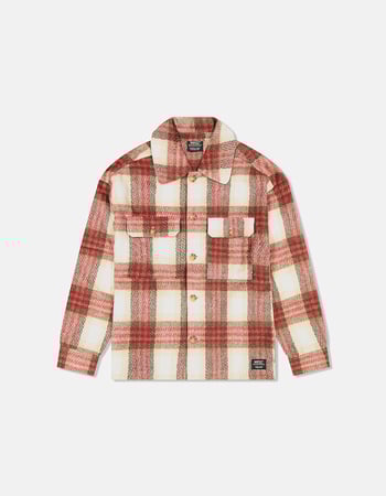 WESC Button Mens Flannel Jacket Primary Image