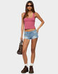 EDIKTED Striped Built In Bra Tank Top image number 5