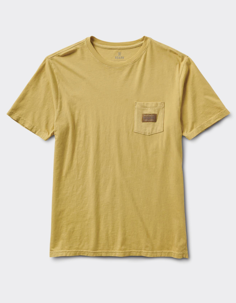 ROARK Label Mens Pocket Tee GOLD Tillys