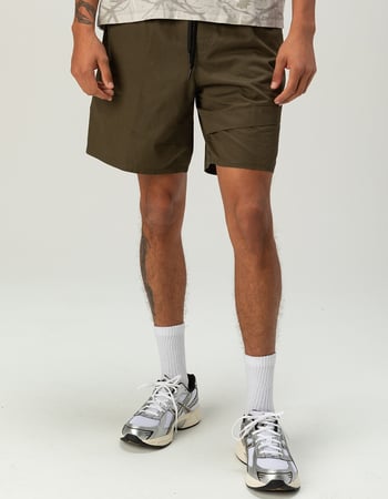 RSQ Mens Pull On Twill Shorts Primary Image