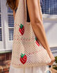 Strawberry Grocery Tote image number 3