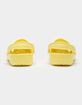CROCS Classic Kids Yellow Clogs image number 4
