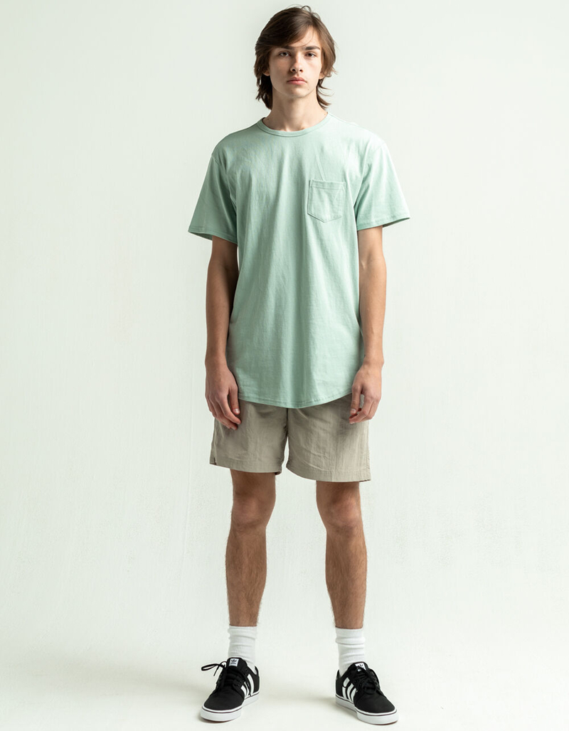 RSQ Mens Sage Tall Pocket Tee image number 4