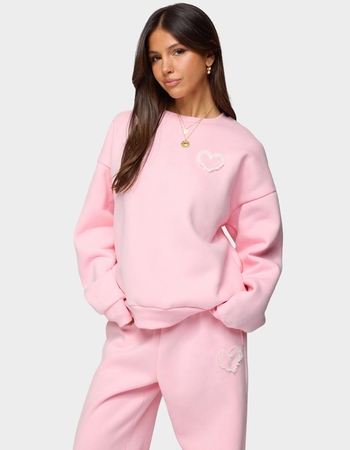 EDIKTED Love Edikted Oversized Sweatshirt Primary Image