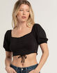 ROXY Flirty Walk Womens Crop Top image number 4