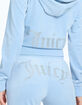 JUICY COUTURE OG Big Bling Velour Womens Zip-Up Hoodie image number 3