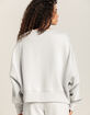 NIKE Sportswear Phoenix Womens Fleece Oversized Crop Crewneck Sweatshirt image number 3