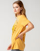 FULL TILT Stay Golden Sun Womens Oversized Tee image number 2