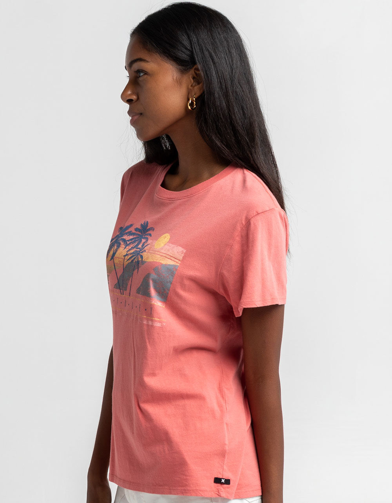 HURLEY Sapphire Womens Sun Washed Oversized Tee image number 1