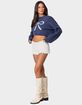EDIKTED Knit Bow Cropped Sweater image number 3