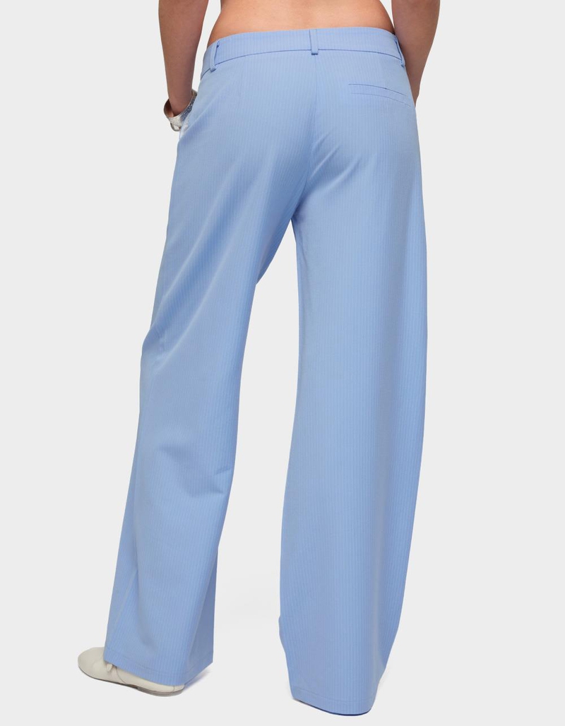 EDIKTED Pinstripe Tailored Straight Leg Pants image number 2