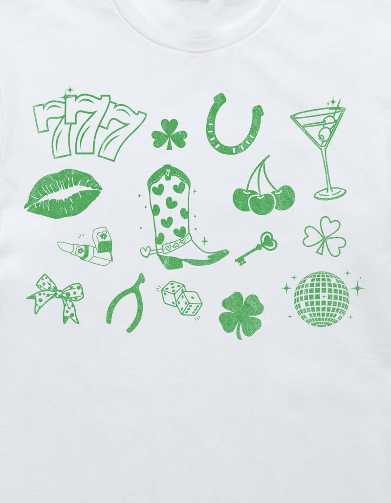 LUCK Charm Collage Unisex Tee image number 1