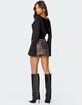 EDIKTED Nira Hooded Cowl Neck Top image number 2