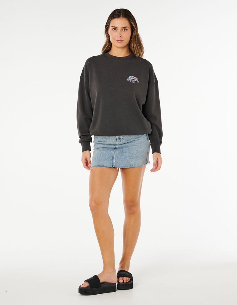 RIP CURL Bells Heritage Womens Crewneck Sweatshirt image number 2