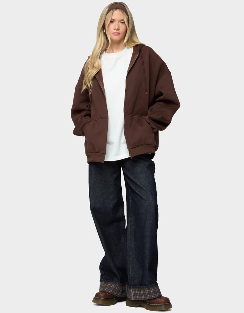 EDIKTED Elvie Oversized Hoodie image number 3