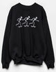 FULL TILT Skate Together Girls Crew Sweatshirt image number 1