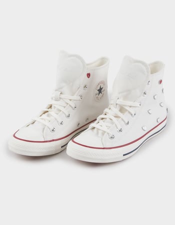 CONVERSE Chuck Taylor All Star Hearts Womens High Top Shoes Alternative Image