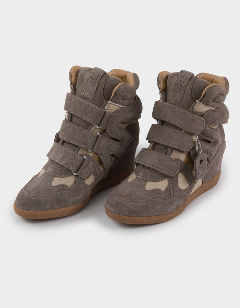 STEVE MADDEN Mavis Womens High Top Wedge Sneakers image number 1