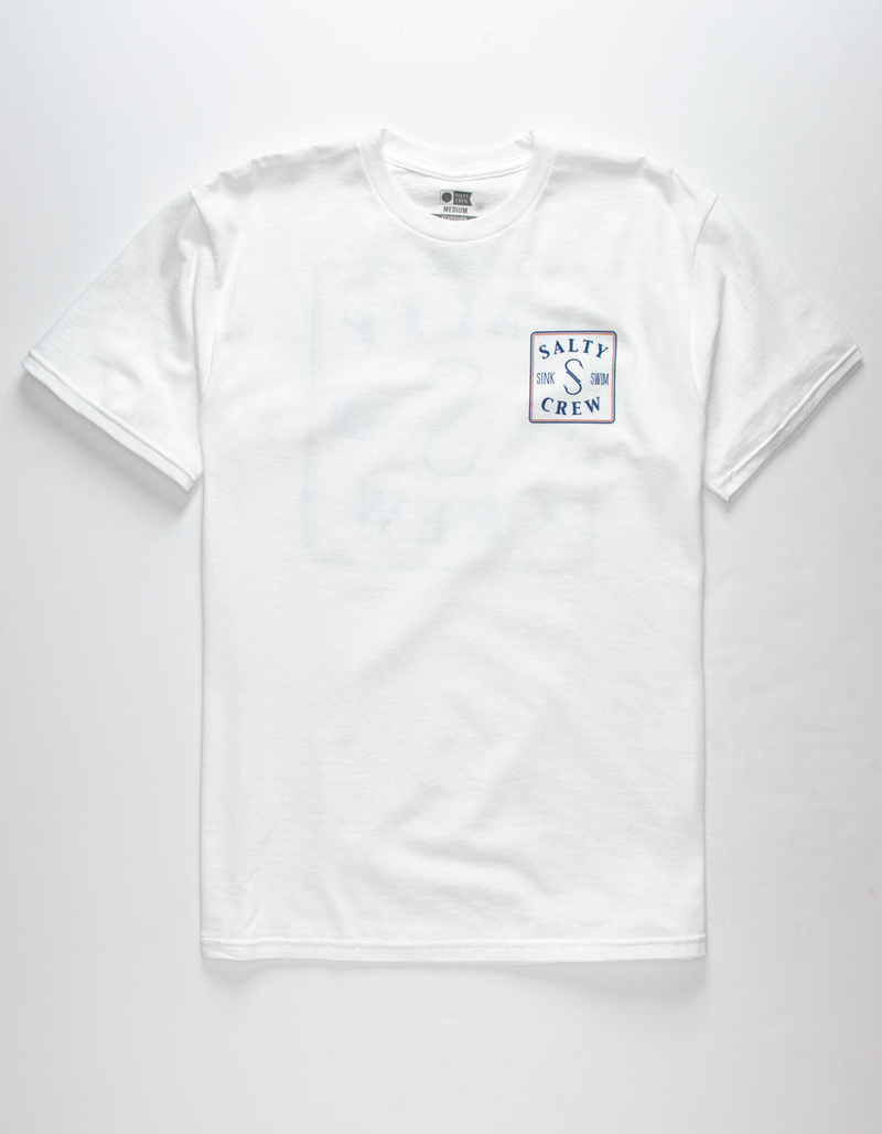 SALTY CREW Squared Up Mens White T-Shirt image number 1