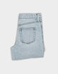 RSQ Girls High Rise Pleated Wide Leg Jeans image number 3