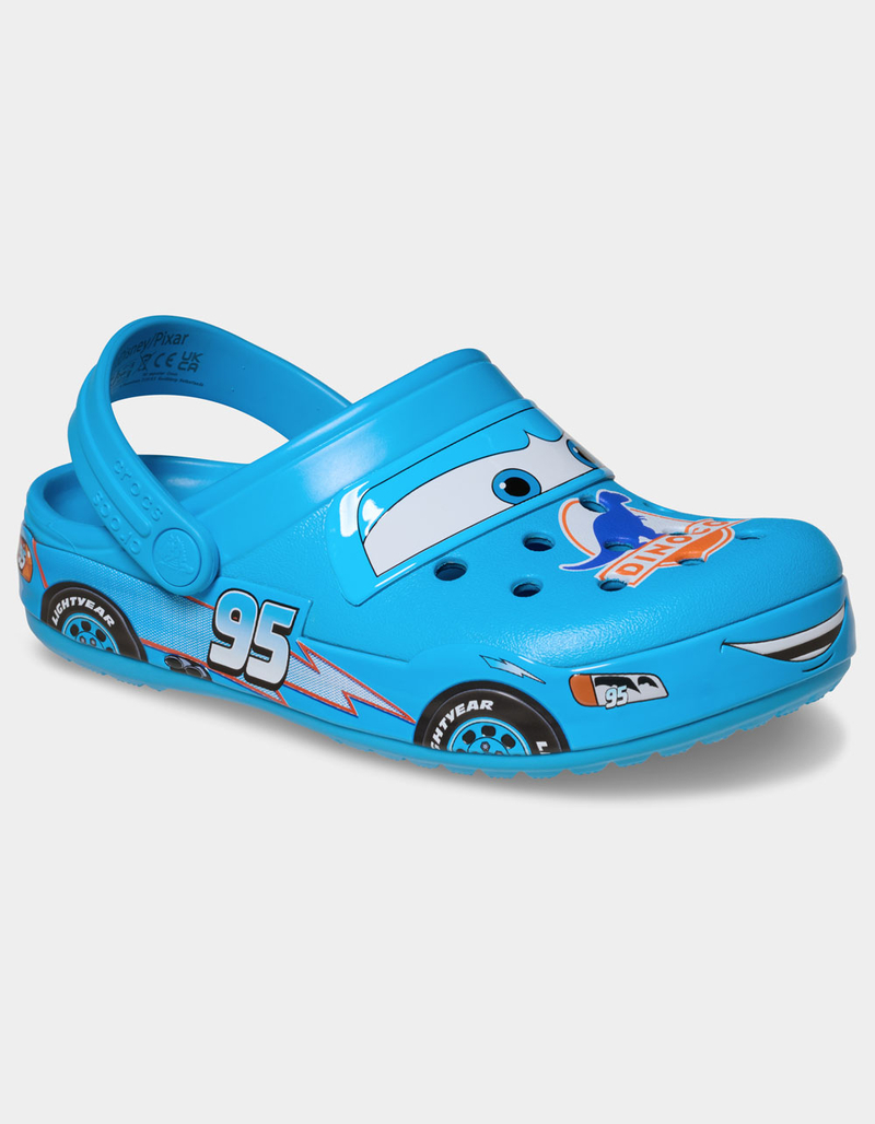 CROCS Disney Pixar Cars Lightning McQueen Dinoco Crocband&trade; Kids Clogs image number 3