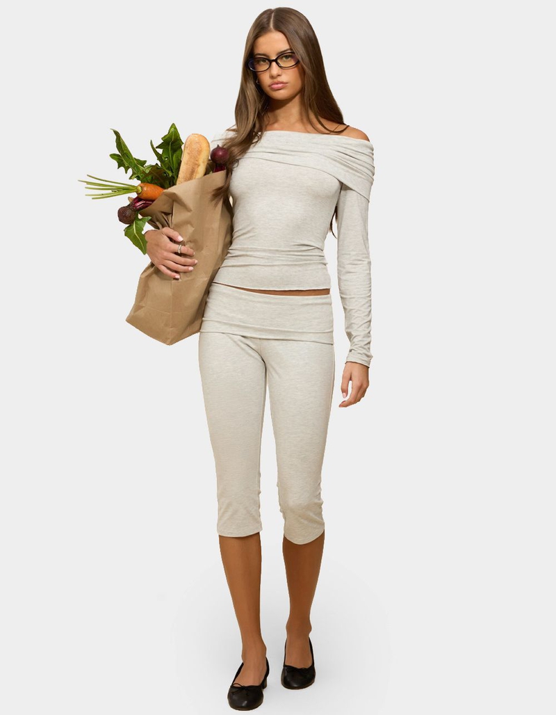 EDIKTED Habiba Foldover Off Shoulder Top image number 3