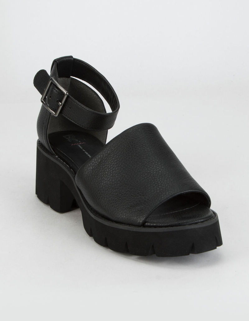 BC FOOTWEAR United Womens Black Sandals image number 0