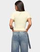 EDIKTED Flutter Plunging V-Neck Top image number 3