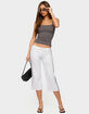 EDIKTED Milene Contrast Terry Capri Pants image number 5