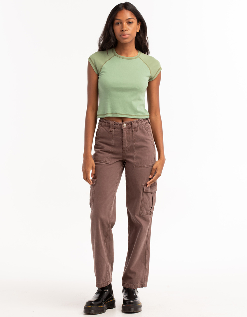 BDG Urban Outfitters Womens Contrast Raglan Tee image number 3