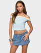 EDIKTED Strada Contrast Off Shoulder Top image number 1