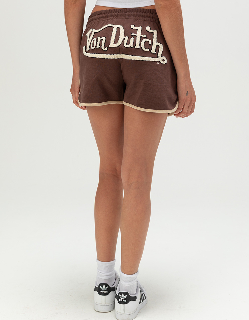 VON DUTCH Embroidered Womens Shorts image number 3