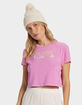 BILLABONG Midnight Womens Crop Tee image number 1