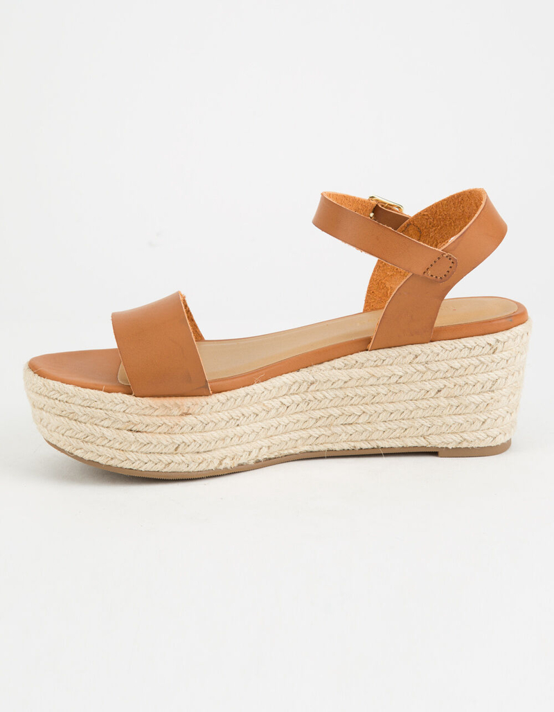 CITY CLASSIFIED Espadrille Tan Womens Platform Sandals image number 2