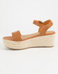 CITY CLASSIFIED Espadrille Tan Womens Platform Sandals image number 3