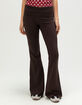 TILLYS Fold Over Flared Womens Pants image number 2