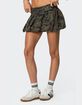 EDIKTED Camo Belted Bubble Mini Skort image number 3