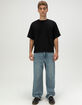 RSQ Mens Baggy Embroidered Jeans image number 5
